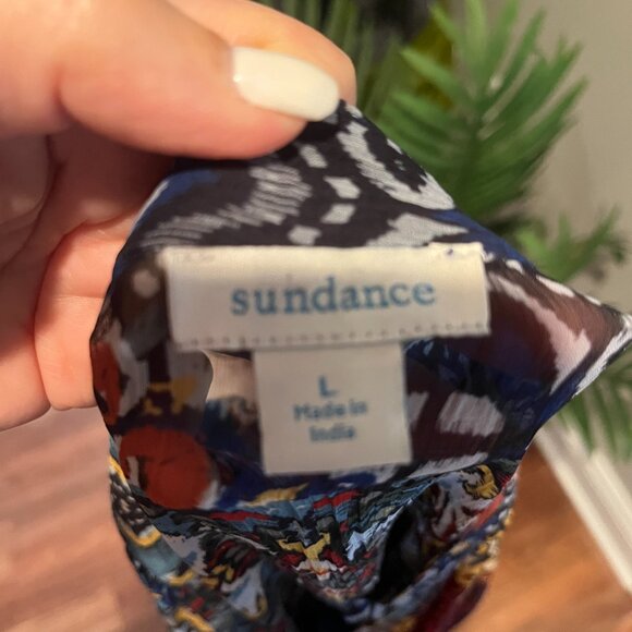 Sundance Mulit-Colored Patchwork Dress. Size: Large.  Like New. - Picture 4 of 6